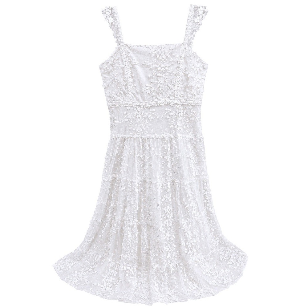 Arula Brixta Dress 3X White Floral Lace Maxi Bridal Formal - Picture 2 of 11
